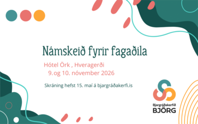 Námskeið fyrir fagaðila verður í nóvember á Hótel Örk.